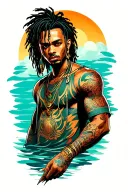 nile choppa tattoo design idea