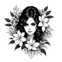 jasmine tattoo design idea
