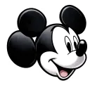 Mickey Mouse head tattoo design idea