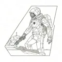 Interstellar Movie tattoo design idea