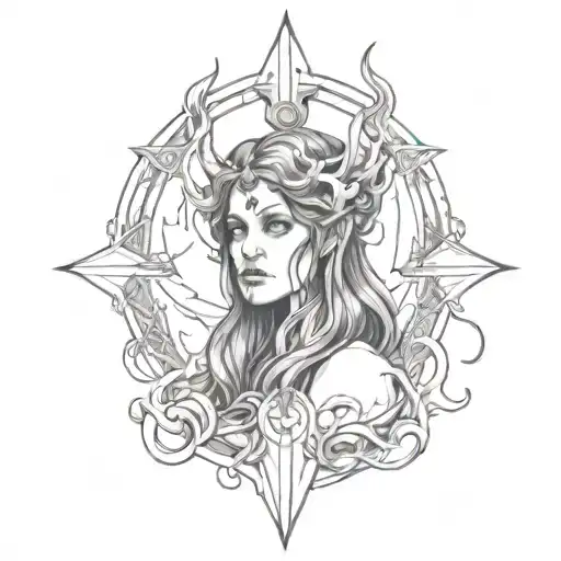 Hecate tattoo design idea