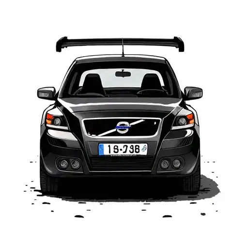 Volvo C30 tattoo design idea