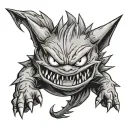 Gengar tattoo design idea