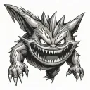 Gengar tattoo design idea