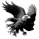 Roman Eagle tattoo design idea