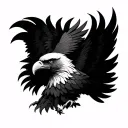 Roman Eagle tattoo design idea