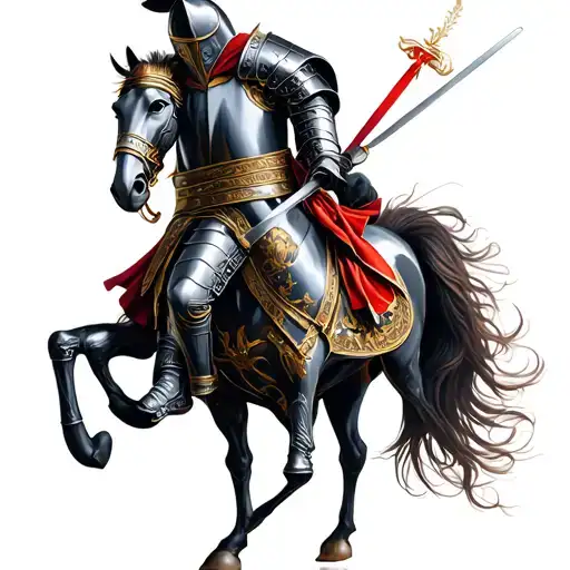 British Knight  tattoo design idea