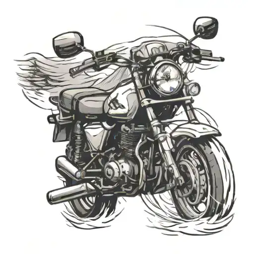 Koko, Motorcycle, adventure, virgo tattoo design idea
