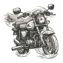 Koko, Motorcycle, adventure, virgo tattoo design idea