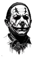 aet the clown, michael myers, freddy krueger, jason vorhees tattoo design idea
