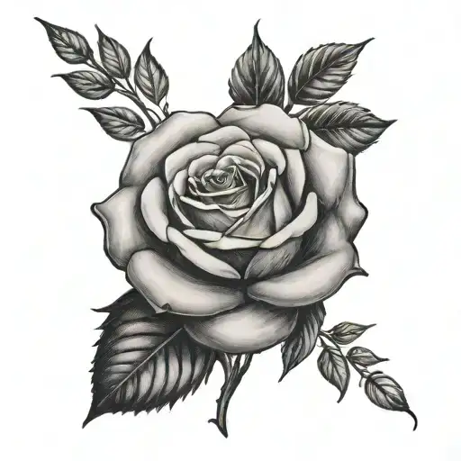 rose with the names savannah , jimmy and stevie tattoo design idea
