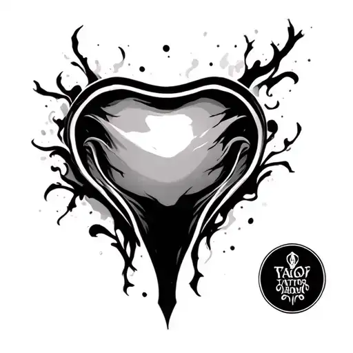 Vaginal tattoo design idea