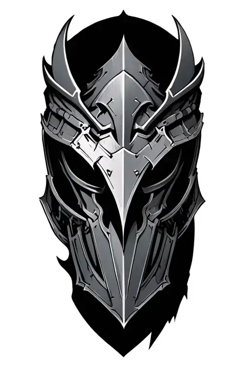 Armor tattoo design idea