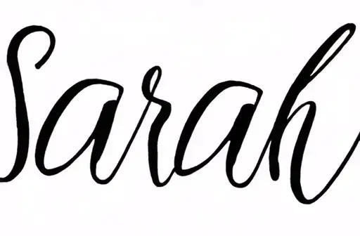 "Sarah" "Ike" Avery Emmett tattoo design idea