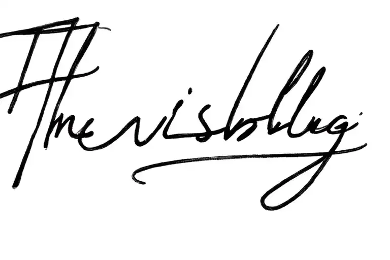 "The invisible string" fine line writing tattoo design idea