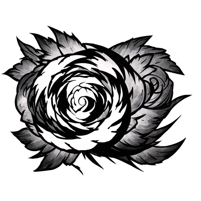 Make a Naruto design on the stomach for men tattoo design idea