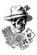 "Is 1994" Gambling tattoo design idea