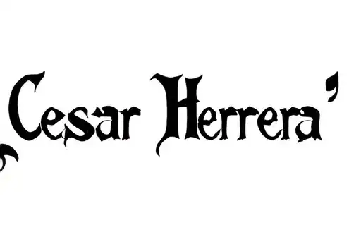 "Cesar Herrera" tattoo design idea