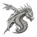 Dacian Draco tattoo design idea