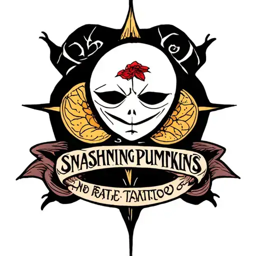 Smashing Pumpkins tattoo design idea