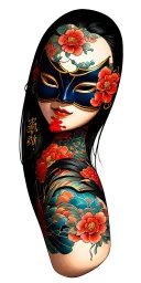 they mask tattoo design idea