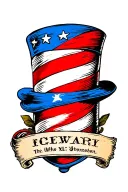 barber pole tattoo design idea