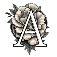 Initial A tattoo design idea