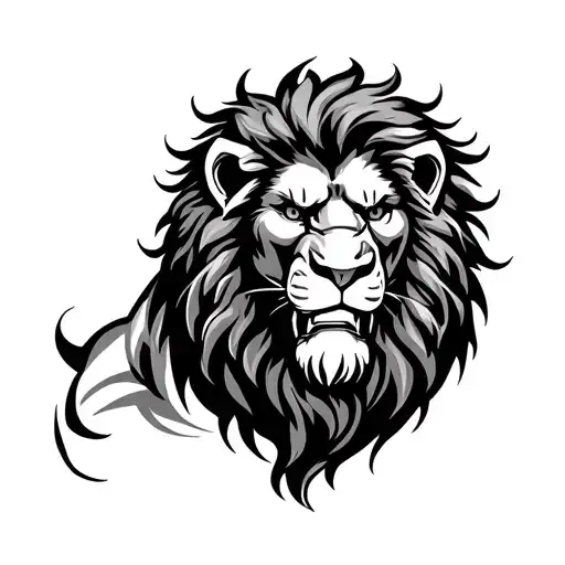 Hercules Lion tattoo design idea