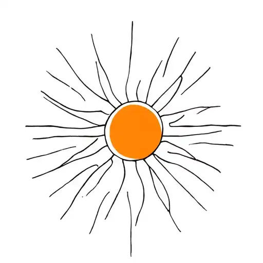 Boomerang with sun rising sun tattoo design idea