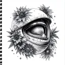 Astroworld tattoo design idea