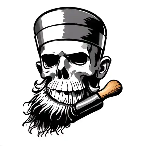 Barber Pole tattoo design idea