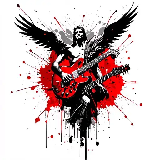 apollo god of music art representation tattoo design idea