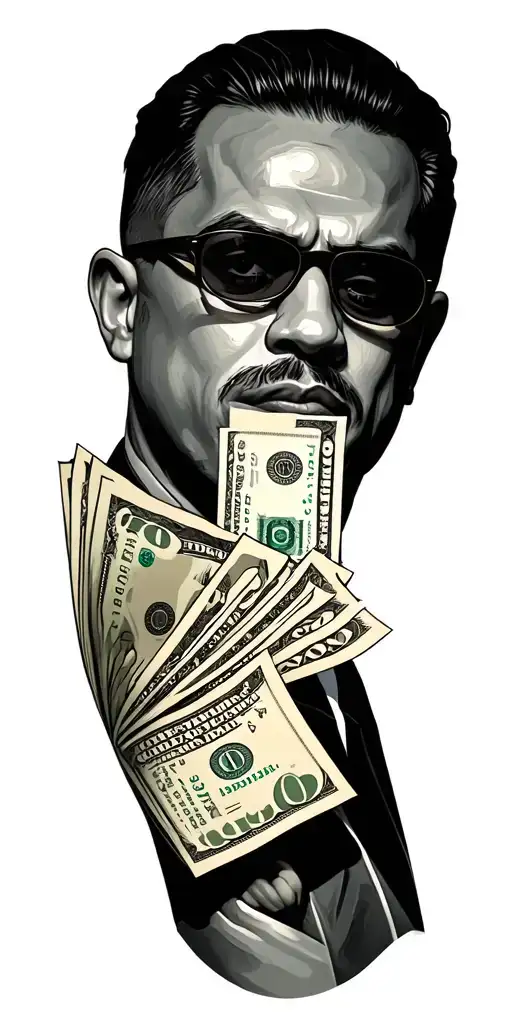 money, ultras, boss, gangster tattoo design idea