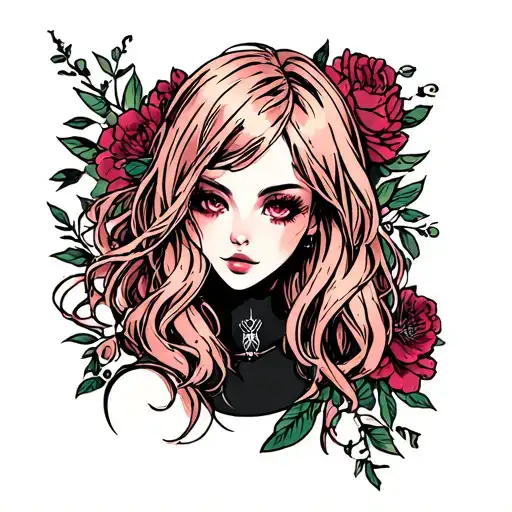 Whore Alissa tattoo design idea