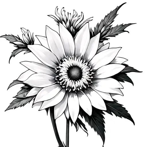 Edelweiss tattoo design idea