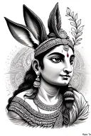 Hare Krishna hare ram tattoo design idea