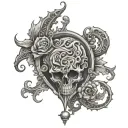 strong enough tattoo design idea