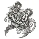 strong enough tattoo design idea