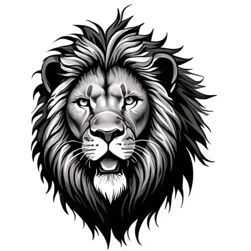 lion fob watch mum dad tattoo design idea