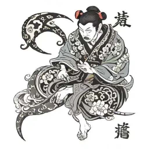 surrender to change or suffer in a loop made tattoo design idea