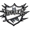 harley bar and shield tattoo design idea