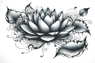 Lotus tattoo design idea