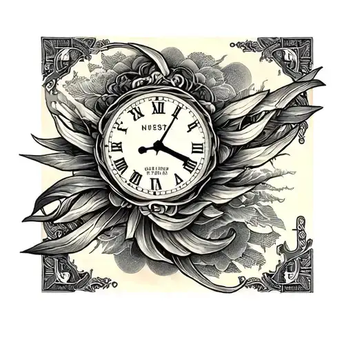 time money nirosh new zealand tattoo design idea