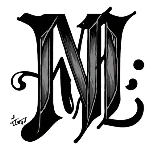 the name 'Mylo' going vertically on inner forearm tattoo design idea
