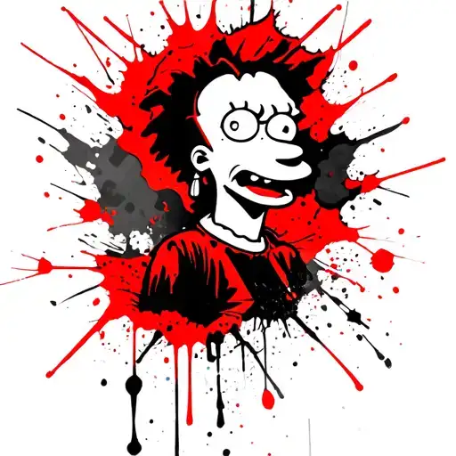 Lisa Simpson tattoo design idea