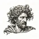 stoicism four virtues marcus aurelius tattoo design idea