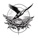 Allegory Letering tattoo design idea