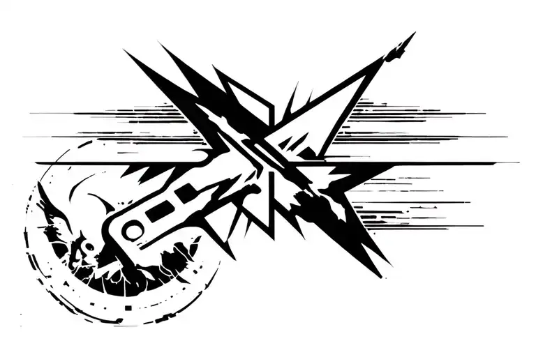 linkin park tribute tattoo combining elements tattoo design idea