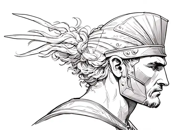 The Spartan Underwig tattoo design idea