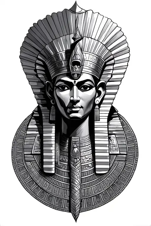 ancient egyptian god osiris forearm tatoo tattoo design idea
